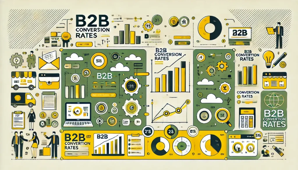 average b2b lead conversion rate